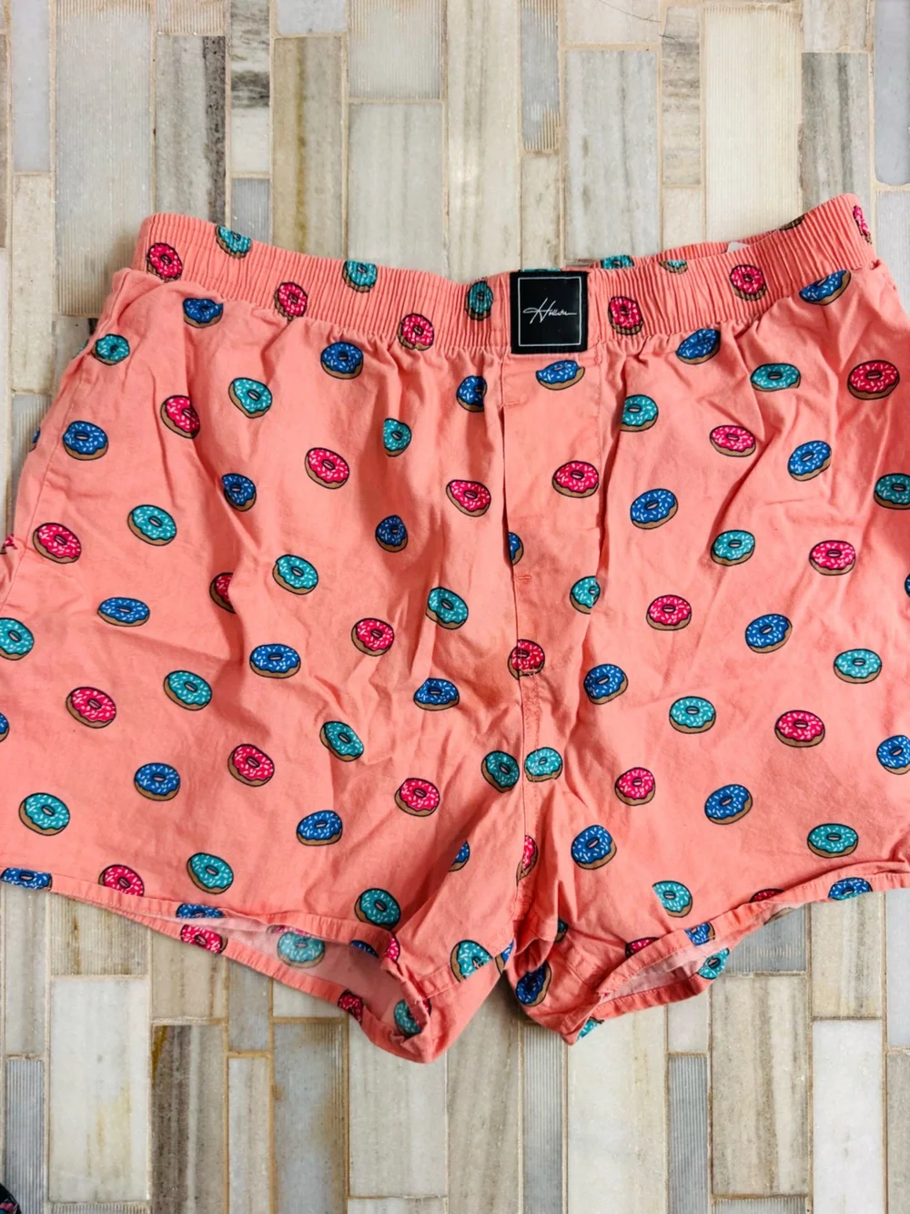 Hollister Men’s Small Boxer Shorts 3 Pack Novelty Food Donut Hot Dog Ice Cream